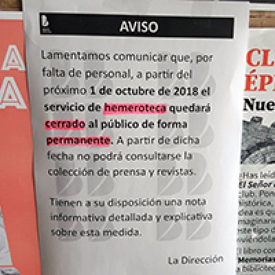 El Seminario reclama la apertura de la hemeroteca de la Biblioteca de Guadalajara